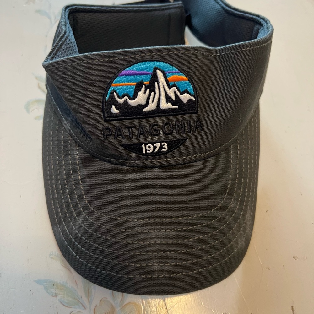 Patagonia Gray Mountain Patch Visor Hat